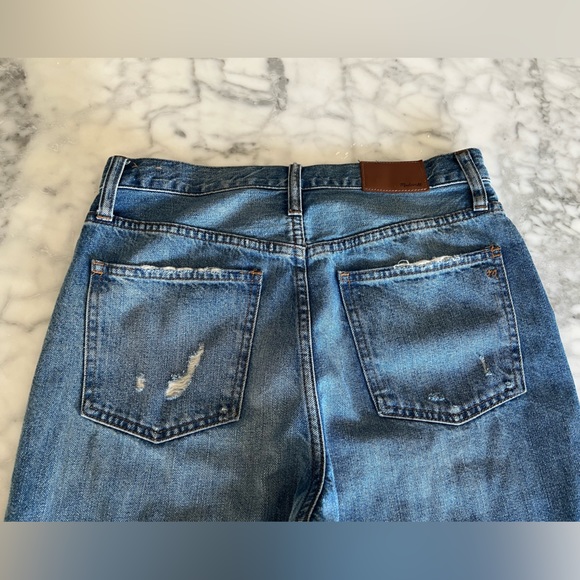Madewell Distressed High Rise Dad Jean Size 27 - Picture 4 of 13